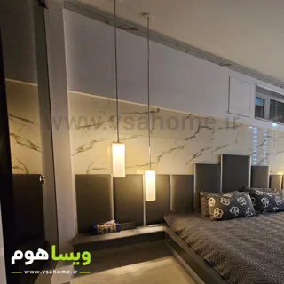 آباژور آویز مینیمال دو تایی لمسی ۸۰۸